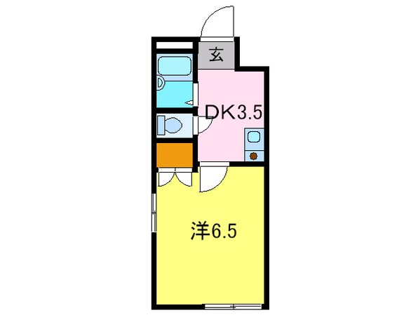 グランシャリオ栗原の物件間取画像